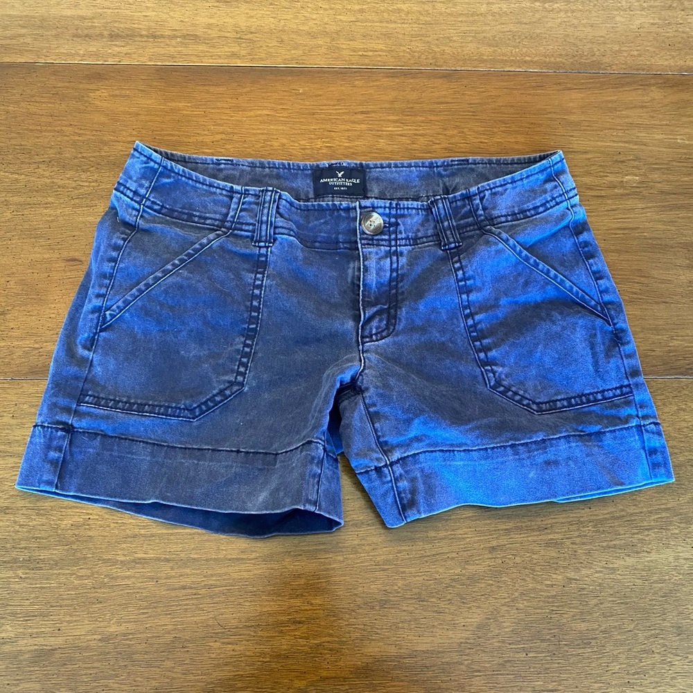 American Eagle Midi Stretch Shorts